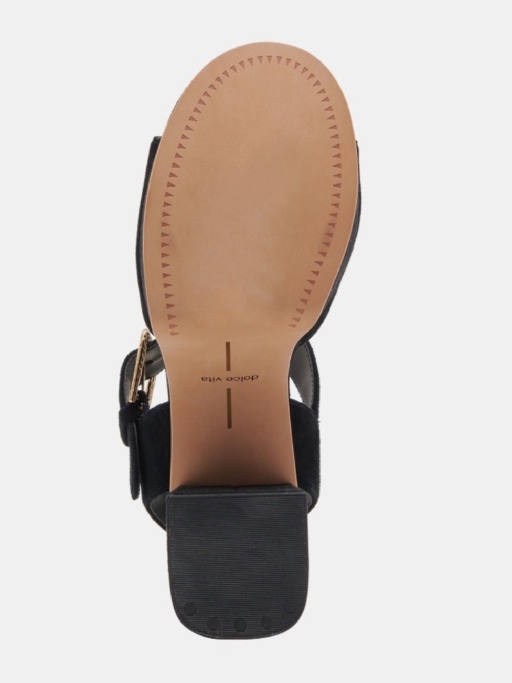 Dolce Vita Bobby Leather suede Sandal black onyx - Picture 8 of 8